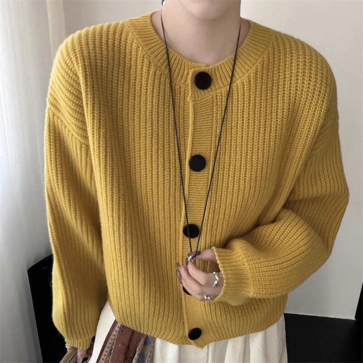 【outer】ニットカーディガン Q7160