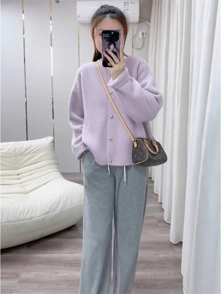 【outer】ニットカーデ　M25960
