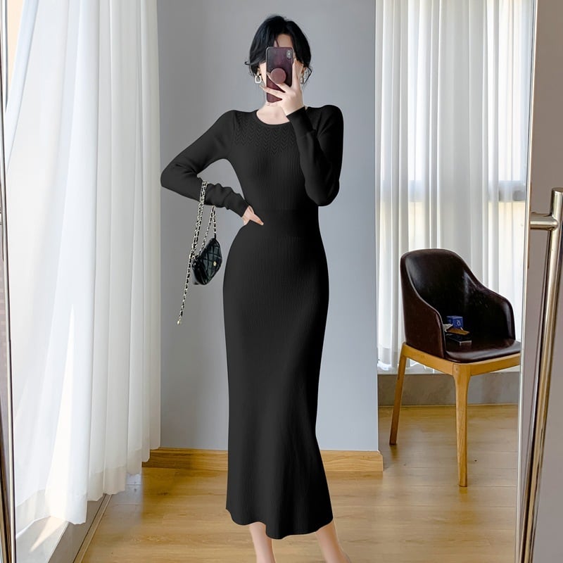 【dress】ニットワンピース　M26187