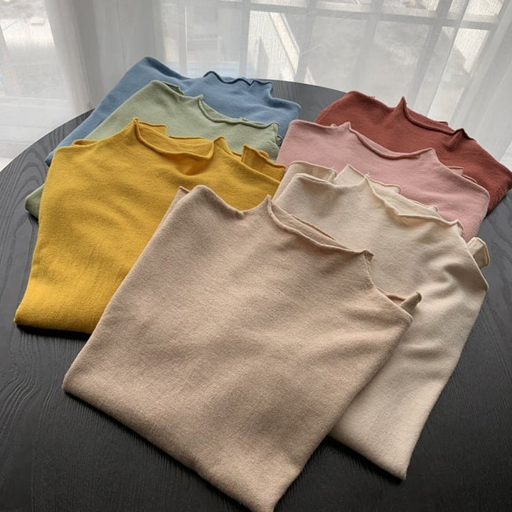 【tops】ニット長袖トップス　M29459