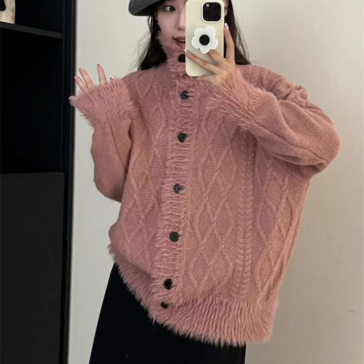 【outer】ニットカーデ　M27352