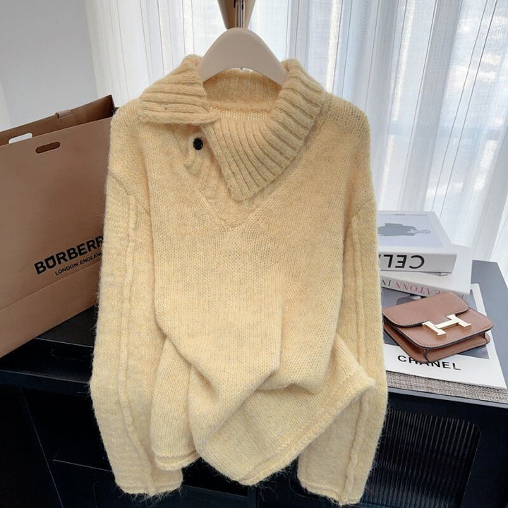 【tops】ハイネックニットセーター　M28243