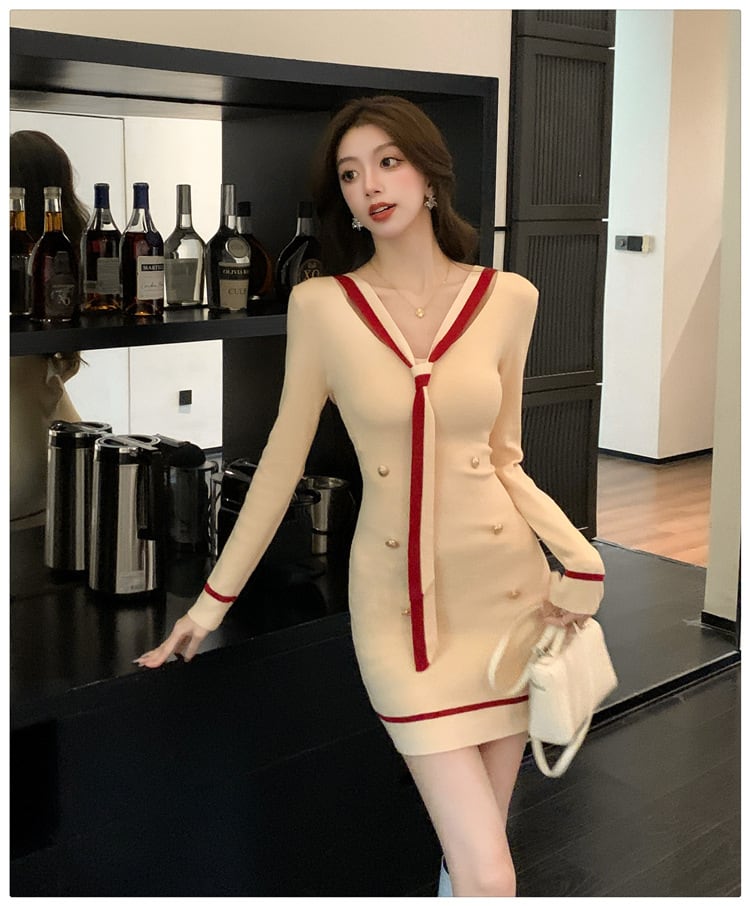 【dress】ニットワンピース　M26556