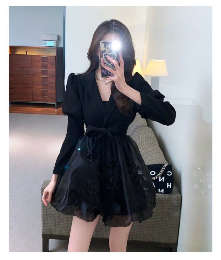 【dress】おしゃれ度高まるエレガントデートワンピース　M17423