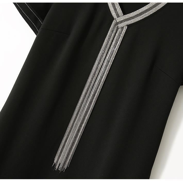 【dress】女子力アップエレガントVネックデートワンピース　M16804