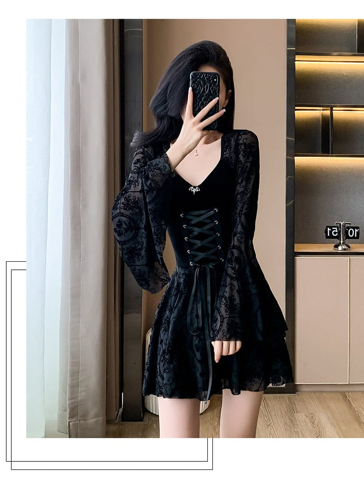 【dress】デートワンピース　M26589