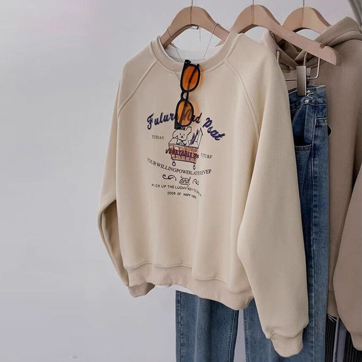 【tops】裹起毛プルオーバー　M28981