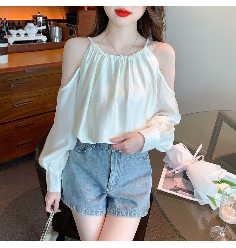 【tops】オフショルダートップス　M25443