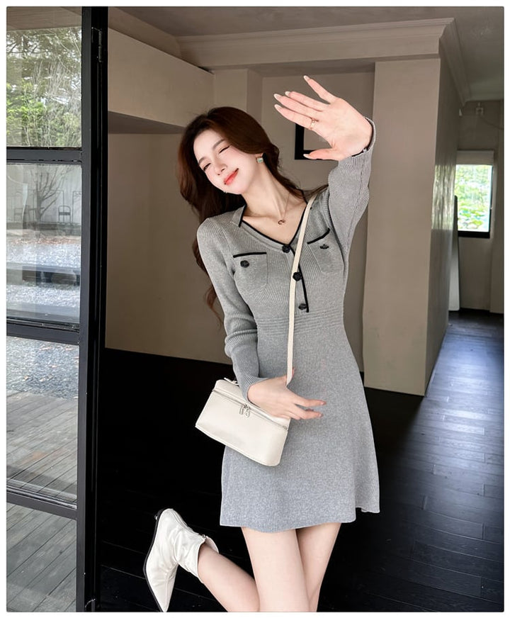 【dress】ニットワンピース　M27452