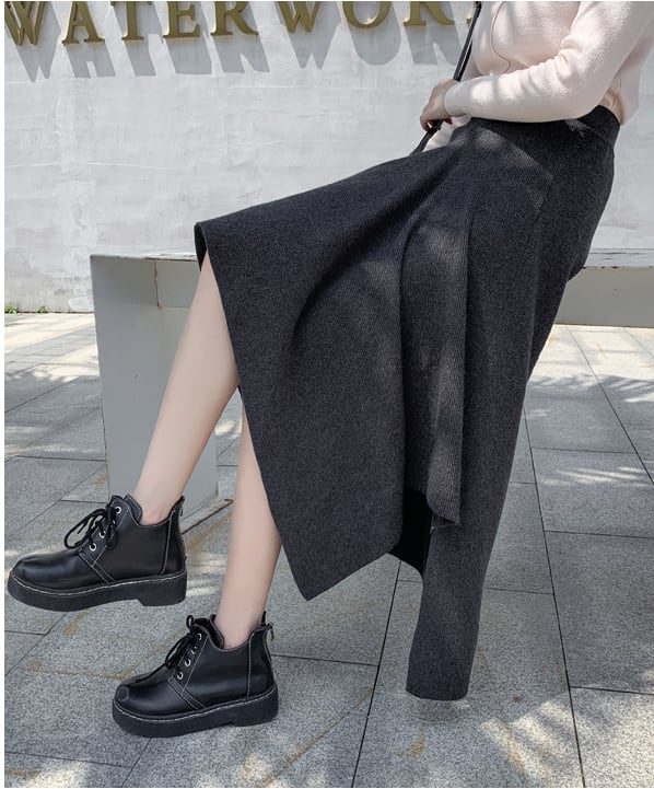 【bottoms】ニットスカート　M25705