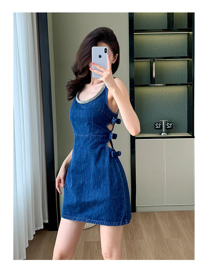 【dress】デニムワンピース　M24568