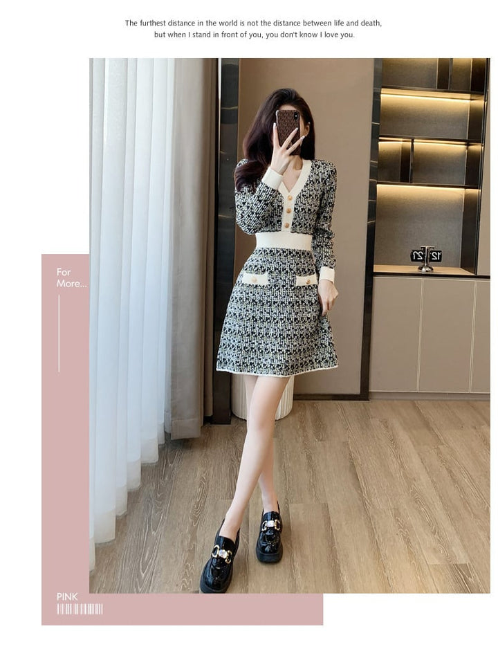 【dress】ニットワンピース　M25483