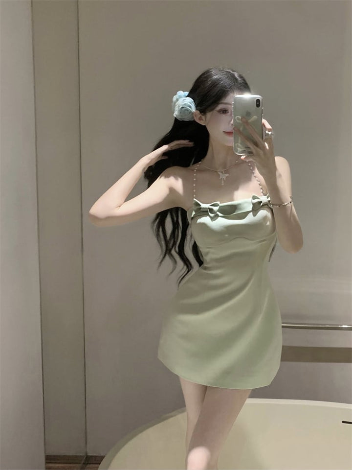 【dress】リボン付きワンピース　M24147