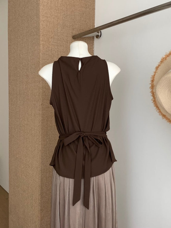 【set】バックリボントップス×ロングスカートセット     N3579