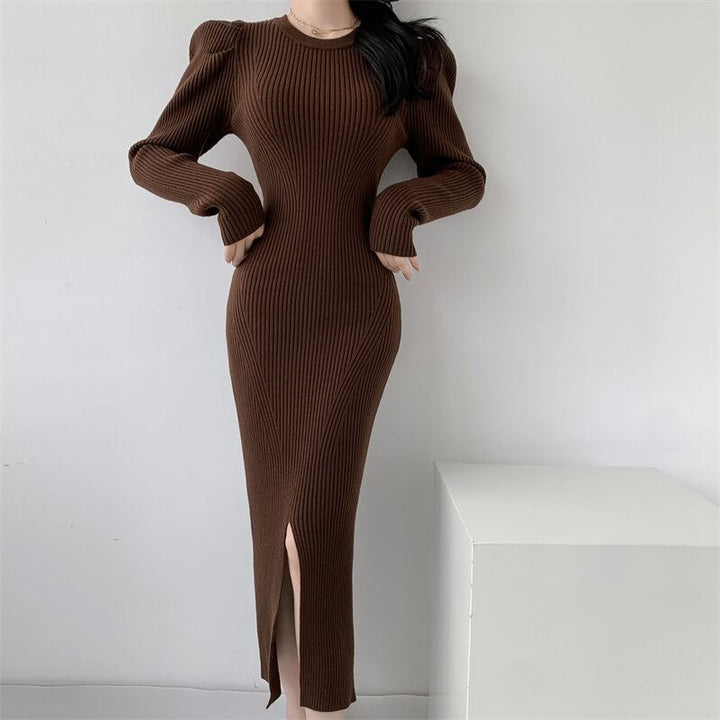 【dress】スリットワンピース　M18842