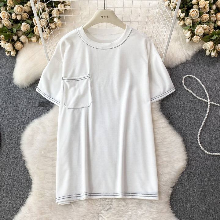 【set】目立つ！カジュアル2点セットTシャツ+ショートパンツ　M16864