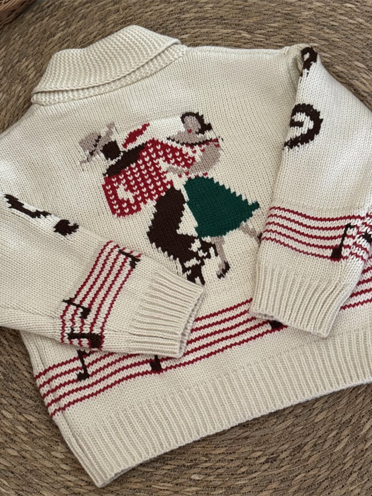 【outer】刺繍ニットカーデ　M26228