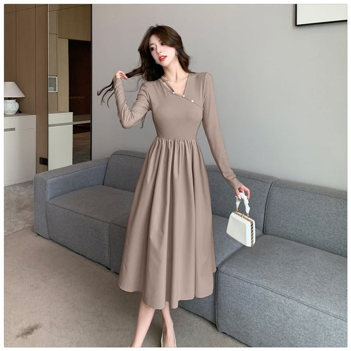 【dress】絶対欲しい ファッションシンプルワンピース　M17322