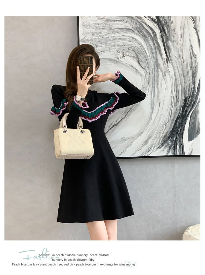 【dress】ニットワンピース　M25499