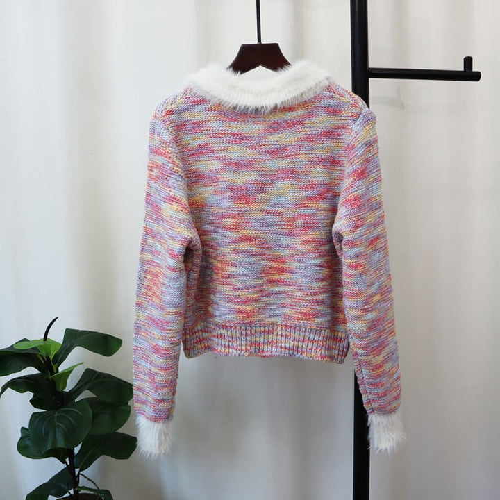 【outer】ニットカーデ　M25446