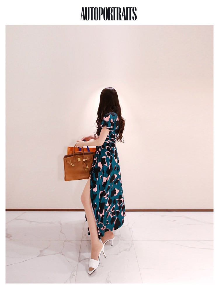 【dress】プリントワンピース　M22582