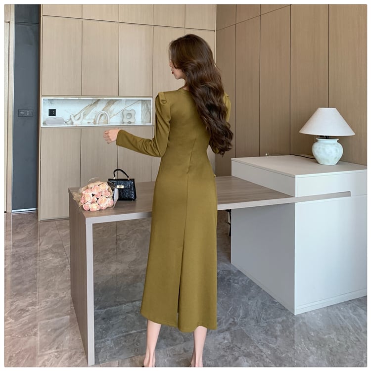 【dress】リボン付きデートワンピース　M18186
