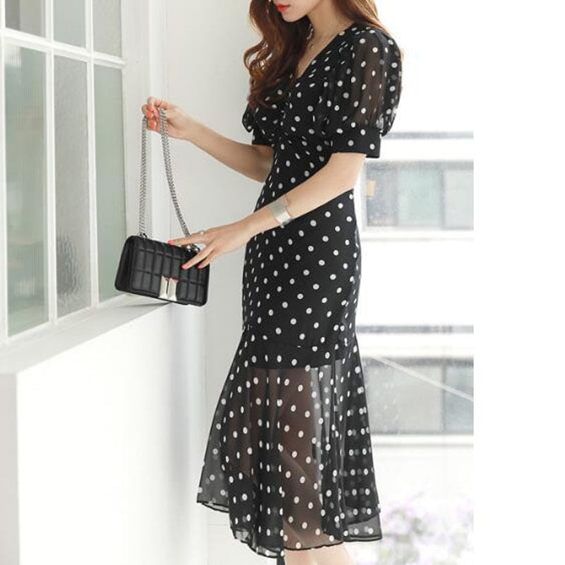 【dress】マーメイドワンピース　M25228