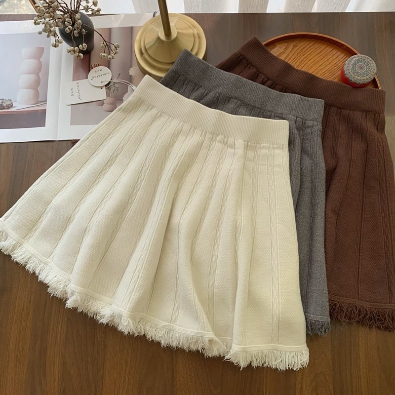 【bottoms】ニットスカート　M26519