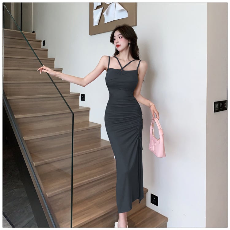 【dress】レディースファッションセクシーキャミワンピース　M16908
