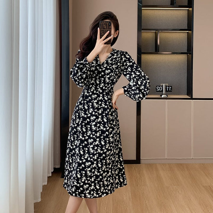 【dress】今季マストバイスウィート花柄ワンピース　M17301
