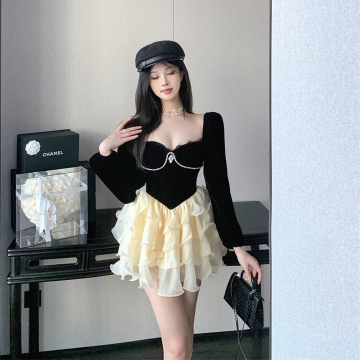 【dress】ドッキングデートワンピース　M26909