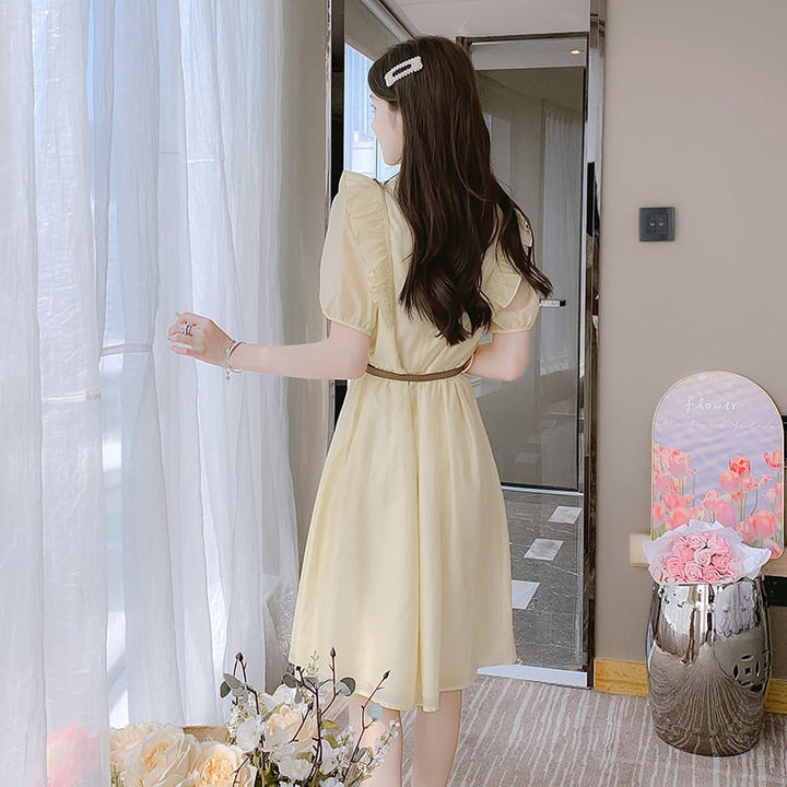 【dress】細身効果抜群♪エレガントデートワンピース　M17294