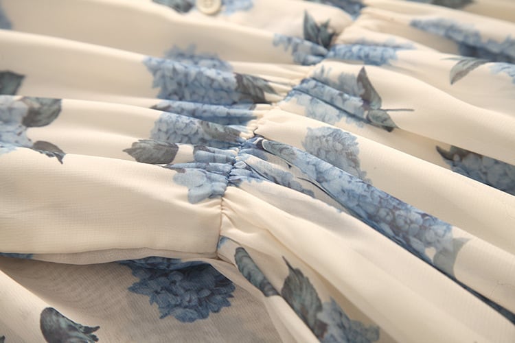 【dress】人気アイテム ! スウィート花柄ワンピース着瘦せ　M17213