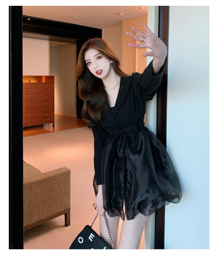 【dress】おしゃれ度高まるエレガントデートワンピース　M17423