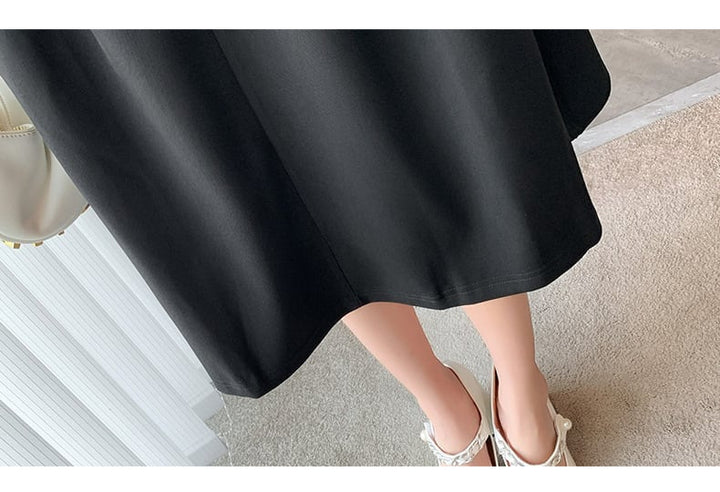 【dress】女子力アップエレガントデーワンピース着瘦せ　M17315