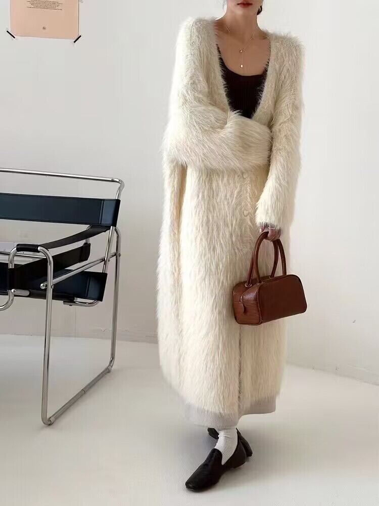 【outer】ロング丈ニットカーデ　M26935