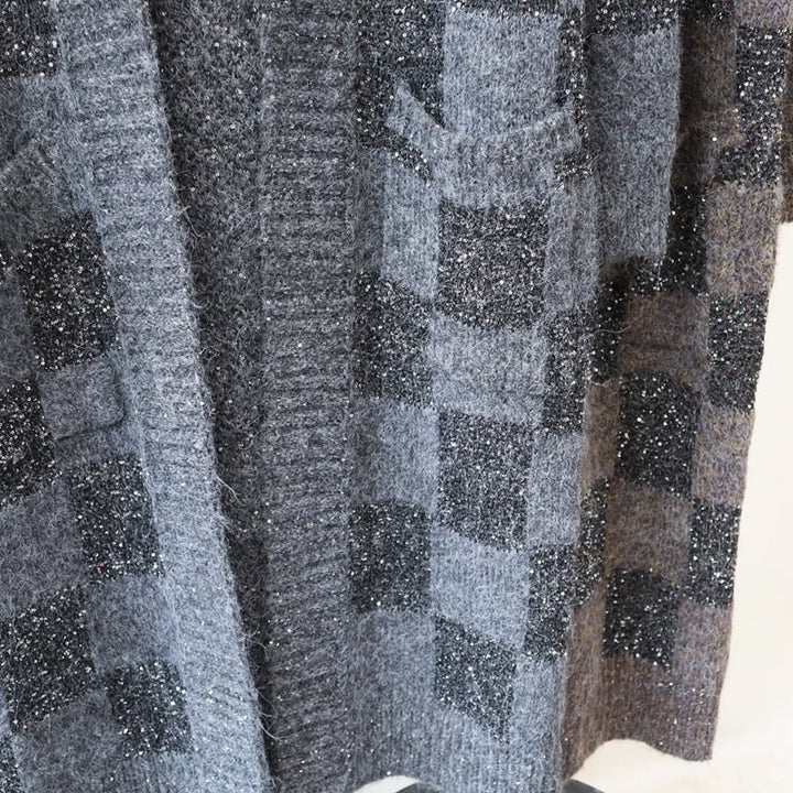 【outer】ロング丈ニットカーデ　M26596