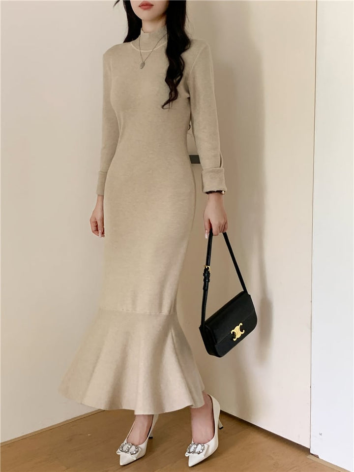 【dress】マーメイドニットワンピース　M26996