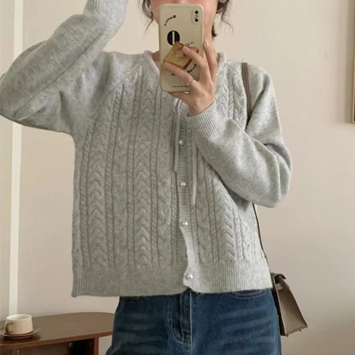 【outer】ニットカーデ　M25915