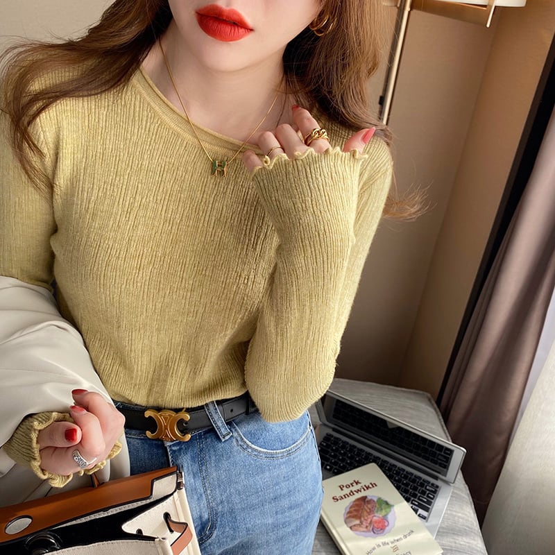 【tops】ニットトップス　M26506