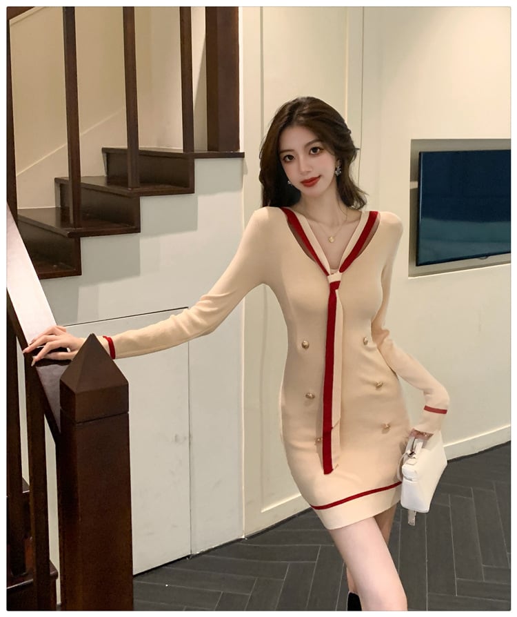 【dress】ニットワンピース　M26556