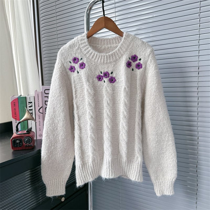 【tops】クルーネックニットセーター　M26773