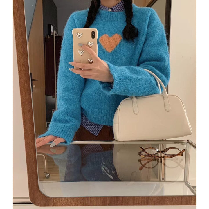 【tops】クルーネックニットセーター　M28781