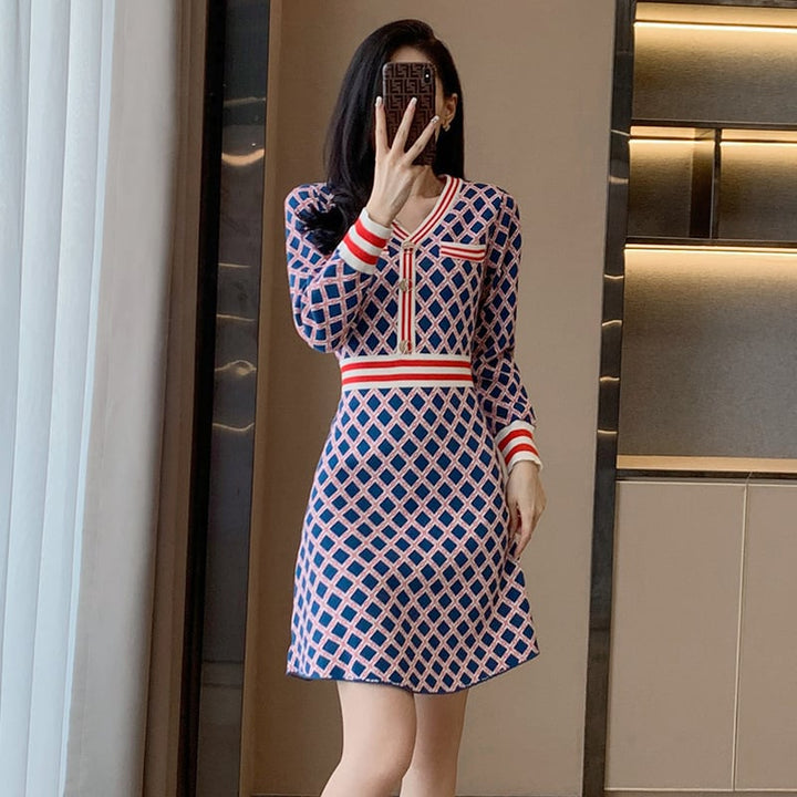 【dress】ニットワンピース　M25522