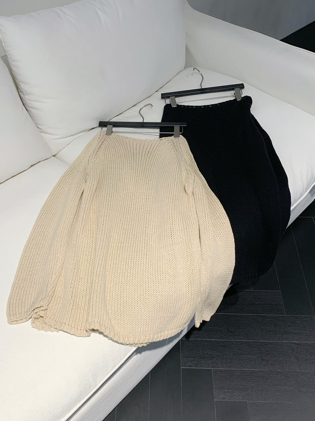 【tops】2色展開ニットトップス Q9225