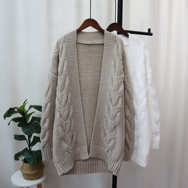【outerVネックニットカーデ　M18540
