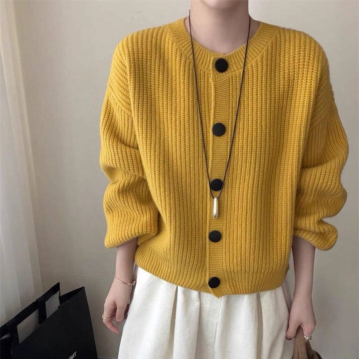 【outer】ニットカーディガン Q7160