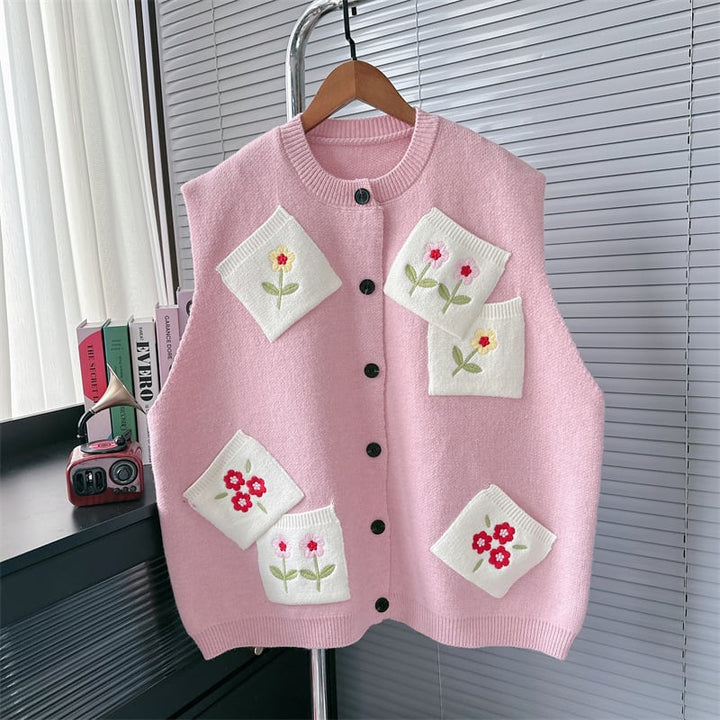 【tops】ニットベスト　M26497