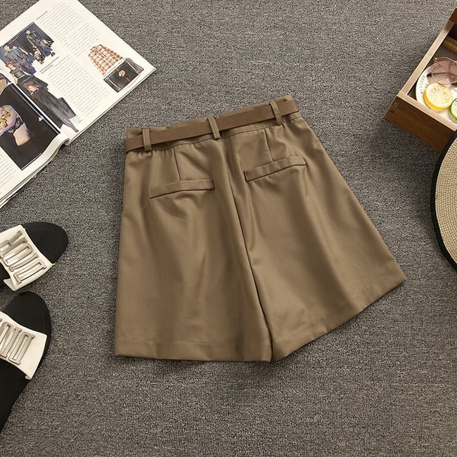 【set】ニットトップス+ショートパンツセットアップ　M17216