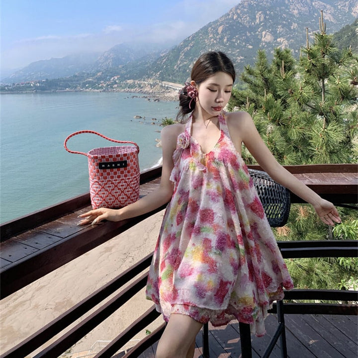 【dress】ホルターネックワンピース　M25002